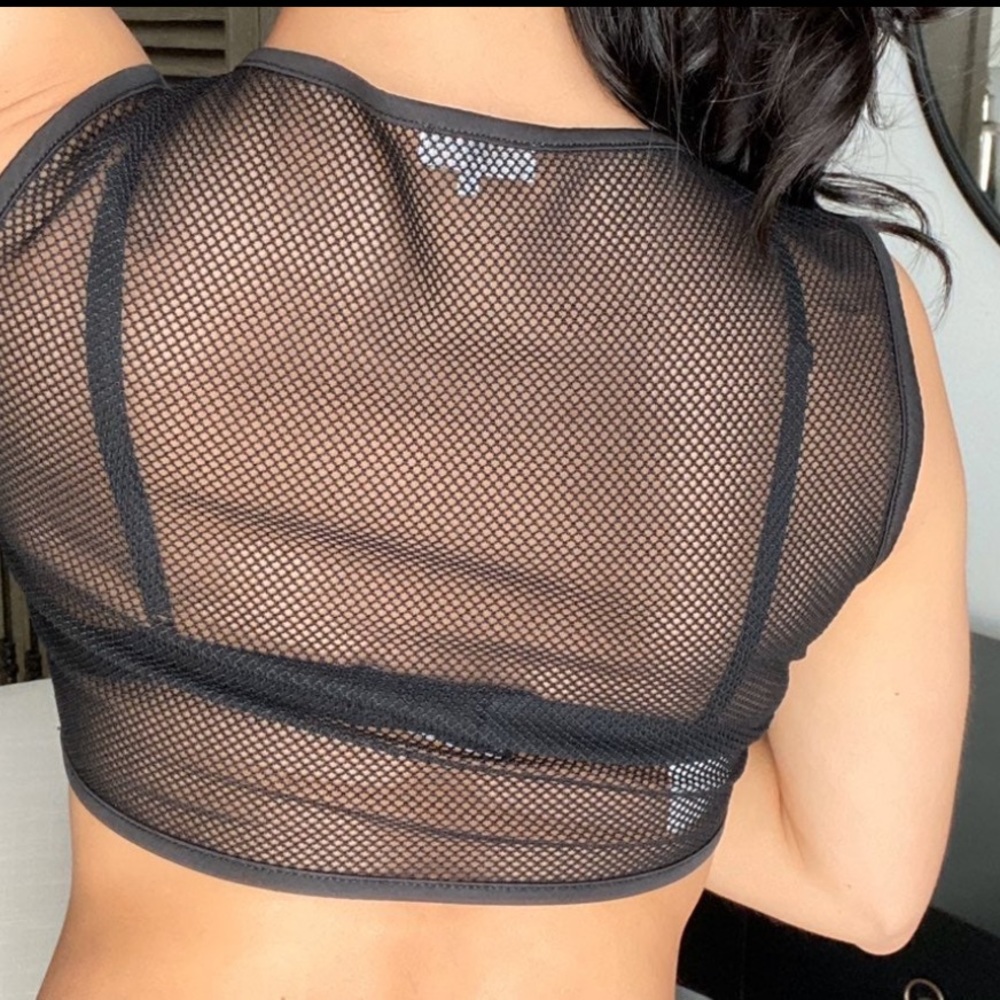 Mesh Crop Top - Picture 2 of 9